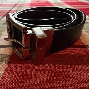 Nike Black Synthetic Leather Men’s Belt Size 38